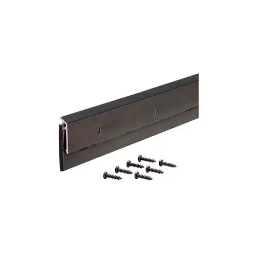 Big Sale M-D Commercial Grade Door Sweep W/EPDM Rubber Insert, 69609, Bronze, 48"