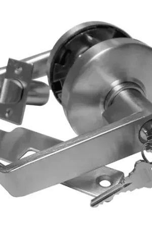 Leverset w/ Single Step Roses Passage Lock - Dull Chrome Price Drop