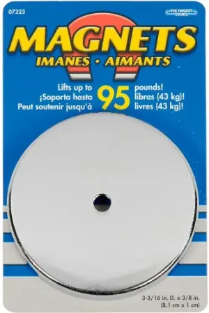 Affordable Heavy Duty Magnetic Bases, MAGNET SOURCE 07223 - Pkg Qty 6