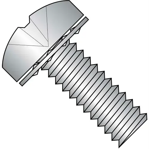 Trending 6-32X1/4 Phillips Pan Internal Sems Machine Screw Fully Threaded 18 8 Stainless, Pkg of 5000