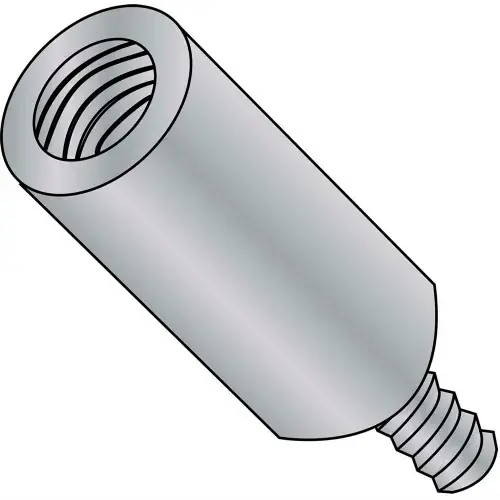 4-40 x 1/2 Three Sixteenths Round Male Female Standoff - Aluminum - Pkg of 1000 Buy Online