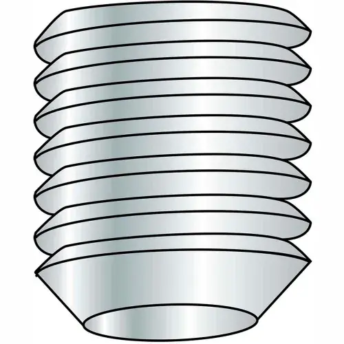 M6X10 Metric Socket Set Screw Knurl Cup Point Plain Imported, Pkg of 50 Markdown