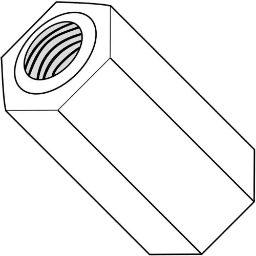 6-32 x 1/2 One Quarter Hex Female Standoff - Nylon - Pkg of 1000 Price Drop