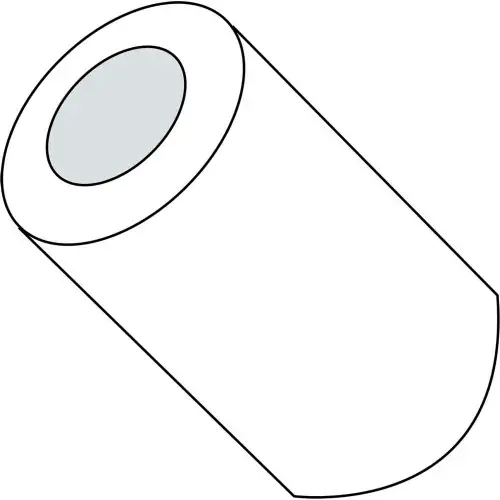 Express Delivery 10 x 1/2 One Half Round Spacer Nylon - Pkg of 1000