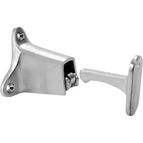 Don Jo 1514-626 Door Holder, 3-1/2"Projection, Brass, Brushed Chrome - Pkg Qty 10 New Arrival
