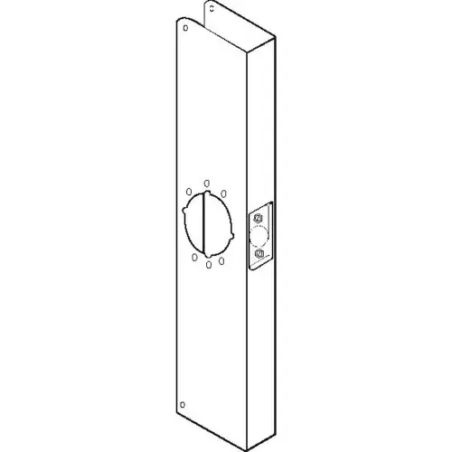 Fast Shipping Don Jo 20-CW-S Wrap Around, 5"x20", 2-3/4"Backset, Stainless Steel
