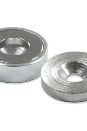 Master Magnetics Neodymium Latch Magnet NMLKIT4 - 23 Lbs. Pull Nickel - Chrome Plating - Pkg Qty 25 Free Returns