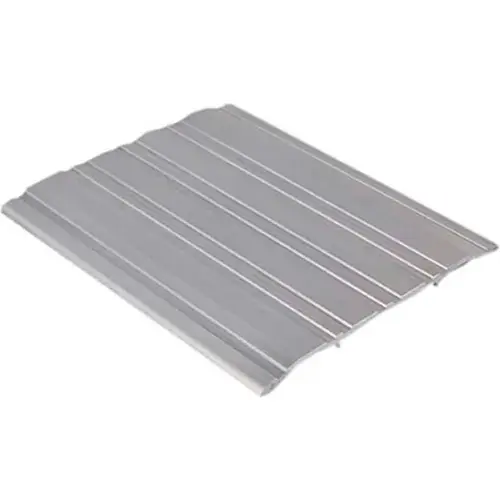 Premium Pemko Aluminum Saddle Threshold 48"L x 5"W, 1/4"H, Mill Aluminum