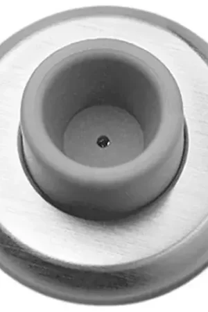 Certified Rockwood Wall Stop - Concave, 2-1/2"Dia Chromium Plated - Pkg Qty 25
