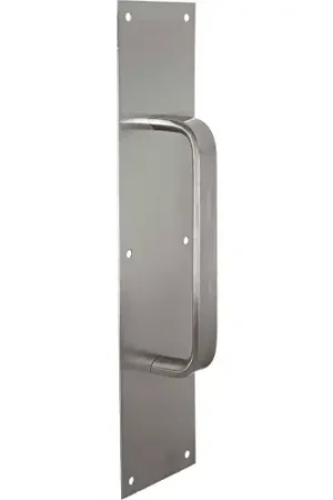 Limited Time Rockwood Pull Plate, 4"L x 16"H x 1, Satin Stainless Steel, 8" CTC