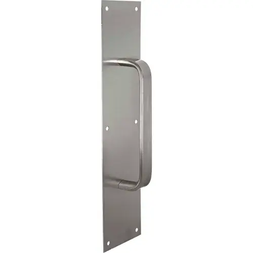 Limited Time Rockwood Pull Plate, 4"L x 16"H x 1, Satin Stainless Steel, 8" CTC