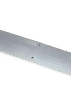 Fan Favorite Rockwood Push Plate, 4"L x 16"H, Satin Aluminum - Pkg Qty 3