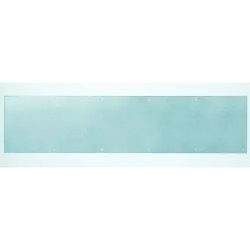 Rockwood Rectangular Kick Plate, 34"L x 34"W x 5/100"H, 48" Dia, Satin Stainless Steel - Pkg Qty 5 Buy Online
