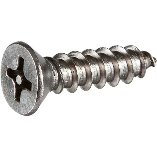 6 x 2" Tamper-Proof Security Sheet Metal Screw - Flat Phillips Head - 18-8 Stainless Steel - 100 Pk Exclusive Offer