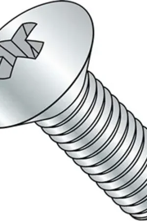 Crafted 1/4-20 x 4" Machine Screw - Oval Head - Phillips - 18-8 Stainless Steel - FT - UNC, Pack of 100