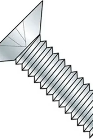 10-24 x 1/2" Machine Screw - Flat Head - Phillips - Steel - Zinc CR+3 - FT, Pack of 100 Markdown
