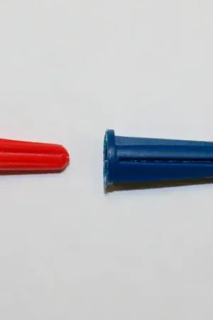 Holiday Sale Conical Lip Plastic Anchor - 10-12 x 1" - Plain Finish, Pack of 100