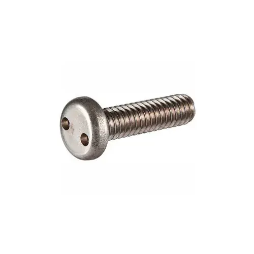 6-32 x 1-1/2" Security Machine Screw - Pan Spanner Head - 18-8 Stainless Steel - FT - UNC - 100 Pk Low Price
