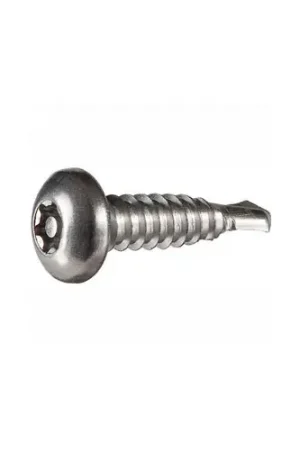 10-16 x 3/4" Security Self-Drilling Screw - Pan Torx Head - 2 Drill Pt - 410 SS - FT - USA - 100 Pk Big Sale