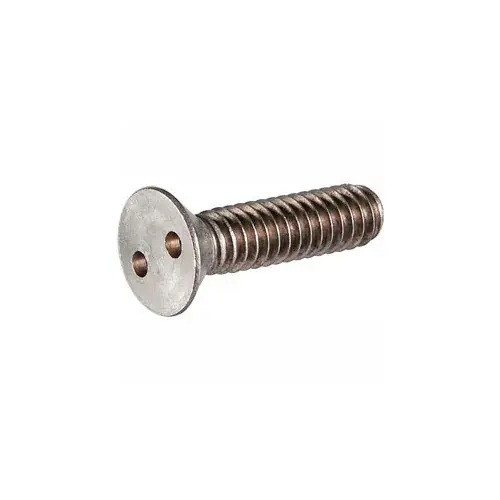 Time-Limited 6-32 x 1/4" Security Machine Screw - Flat Spanner Head - 18-8 Stainless Steel - FT - UNC - 100 Pk