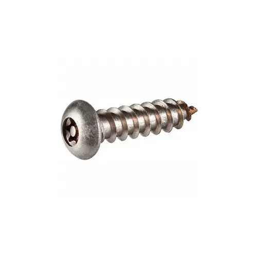 Discount 10AB x 1-1/4" Security Sheet Metal Screw - Button Torx Head - 302HQ Stainless Steel - USA - 100 Pk
