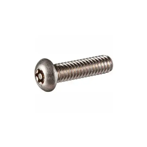 4-40 x 1" Security Machine Screw - Button Torx Head - 302HQ Stainless Steel - FT - UNC - 100 Pk Time-Limited