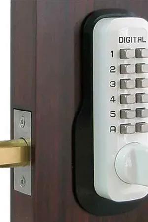 Lockey Digital Door Lock M210 Mechanical Keyless Deadbolt, White Trending
