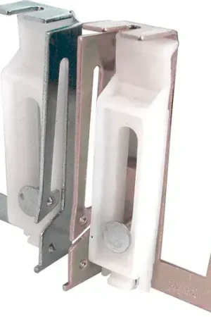 Price Drop Prime-Line N 6549 Closet Door Bottom Guide, 1 Left 1 Right
