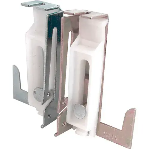 Price Drop Prime-Line N 6549 Closet Door Bottom Guide, 1 Left 1 Right