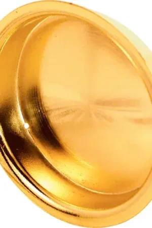 Top Rated Prime-Line N 7137 2-1/8-Inch Round Closet Door Pull with Flush, Solid Brass,(Pack of 2)