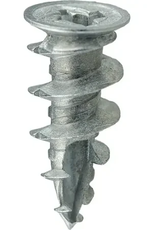 Brand New L.H.Dottie® Walldriller Anchor, 6, Silver, 100 Pack