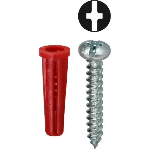 L.H.Dottie® Conical Anchor Kit w/ Combo Pan Head Screw, 8, 201 Pieces Hot Deal