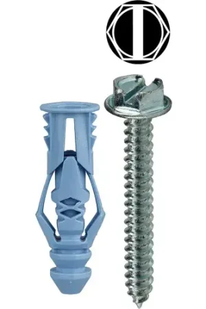 Luxury L.H.Dottie® Triple Grip Anchor Kit w/ Combo Hex Head Screw, 10, 201 Pieces