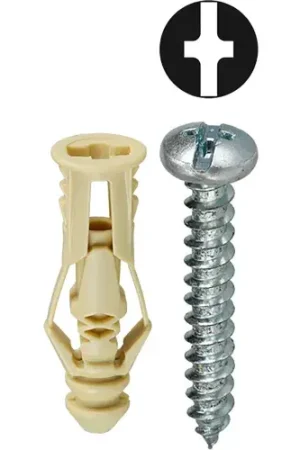 L.H.Dottie® Triple Grip Anchor Kit w/ Combo Pan Head Screw, 6, 201 Pieces Markdown
