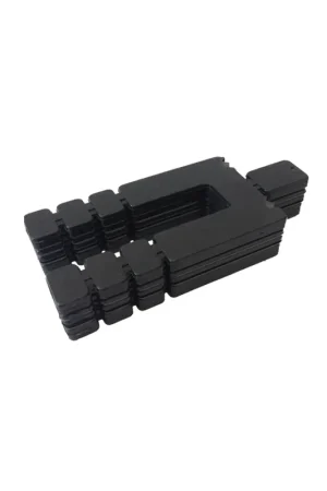 [2000 BULK] 1-7/8" x 3-5/8" Black Stackable Shims, 1/16" Thickness, 1" Stack Thickness, 5/8" Bolt Hole Best Price