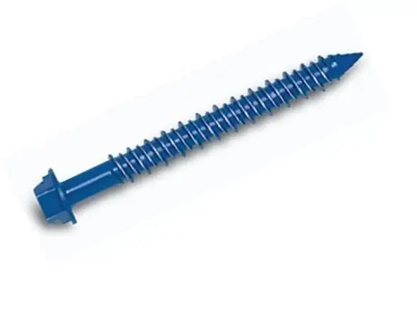 Shop Now 1/4 x 2-1/4" DeWalt Tapper+ Concrete Screw Anchor Blue Perma-Seal 2724SD-PWR (100/Pkg.)