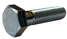 Fast Shipping M8 X 40mm Hex Head Cap Screws Class 8.8 Steel Zinc Plated Partially Threaded (500 / Pkg.)