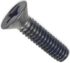 6-32 X 1/4" Machine Screws Flat Head Phillips Drive Steel Black Zinc (10000/Pkg.) Best Price