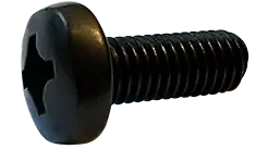M6-1 X 10mm Machine Screws Pan Head Phillips Drive Steel Zinc Plated (700/Pkg.) Best Seller