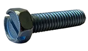 1/4"-20 X 2" Machine Screws Indented Hex Head Slotted Drive Steel Zinc Plated (900/Pkg.) Big Sale