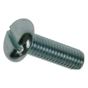 Trending M3.5-0.60 X 20mm Machine Screws Pan Head Slotted Drive Steel Zinc Plated (10000/Pkg.)