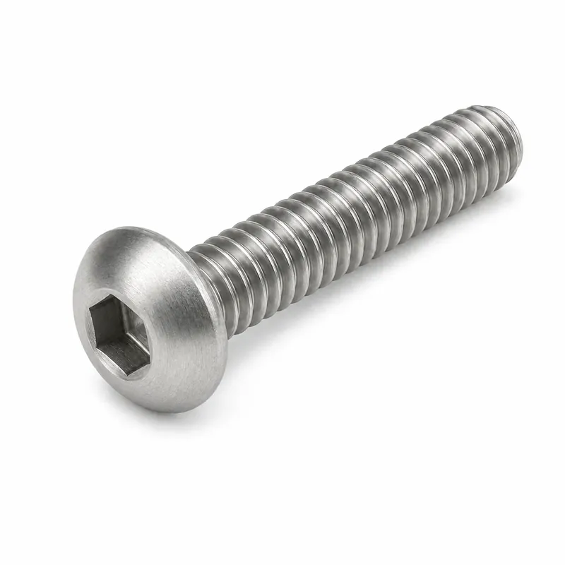 6-32 X 7/16" Socket Cap Screws Button Head Hex Socket Drive 18/8 Stainless Steel (700 / Pkg.) Direct From Factory