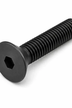 In Demand 3/8-16 X 1-1/2" Socket Cap Screws Flat Head Hex Socket Drive Nylon Patch Alloy Steel Thermal Black Oxide (100 / Pkg.)