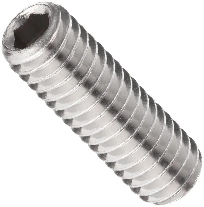 10-32 X 3/8" Half Dog Point Socket Set Screws 18/8 Stainless Steel (100 / Pkg.) Genuine