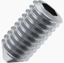 1/4-20 X 5/8" Cone Point Socket Set Screws Alloy Steel Black Oxide (100 / Pkg.) High Quality