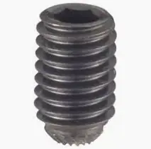 New Release 10-24 X 1" Knurled Cup Point Socket Set Screws Alloy Steel Black Oxide (100 / Pkg.)