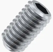 Limited Offer 1/4-28 X 1/4" Oval Point Nylon Patch Socket Set Screws Alloy Steel Black Oxide Fine Thread (100 / Pkg.)