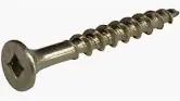 8 X 1-1/2" Wood Screws Square Drive Flat Head 18/8 Stainless Steel (500 / Pkg.) Professional Grade