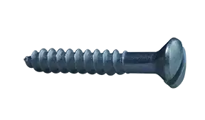 While Supplies Last 5 X 1/2" Wood Screws Slotted Drive Oval Head Steel Zinc Plated (10000 / Pkg.)