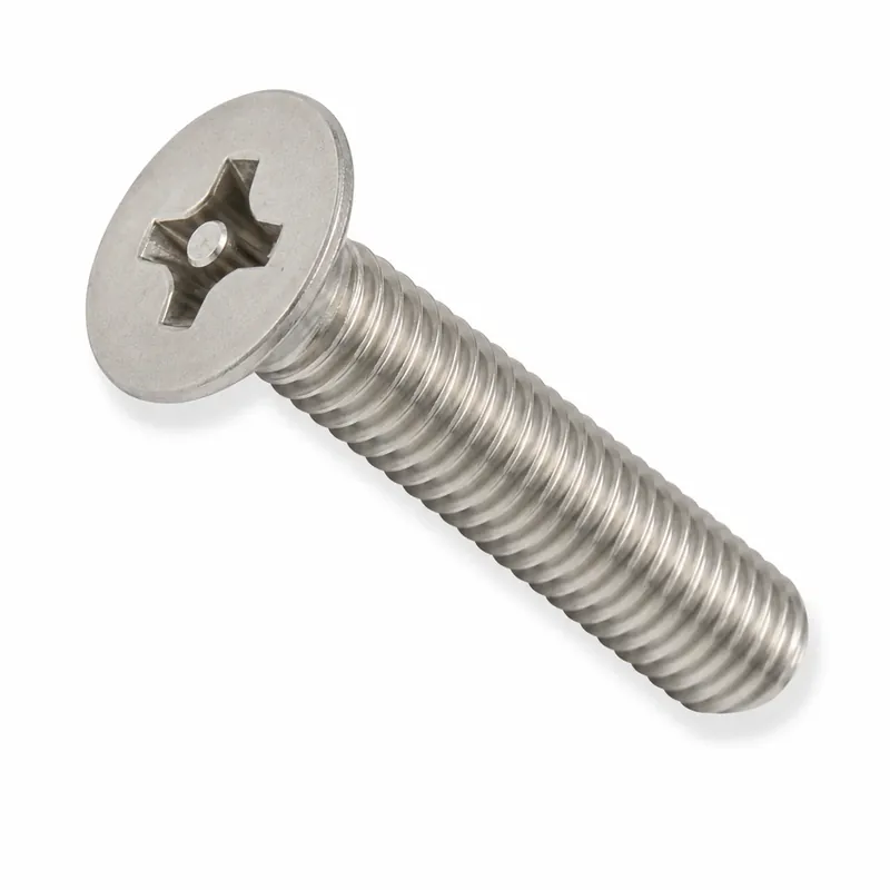 Free Returns 10-32 X 3/8" Tamper Resistant Machine Screws Flat Head Pin-In Phillips Drive 18/8 Stainless Steel (100 / Pkg.)